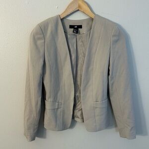 2 for $30 H&M Blazer Jacket Coat Top Neutral Stone Beige